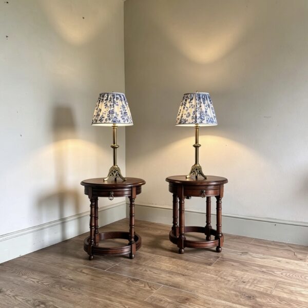 Pair of lamp tables