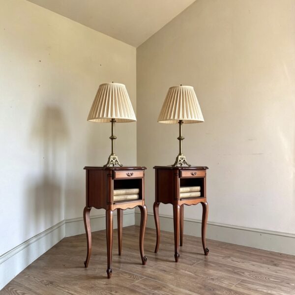 Pair of French bedside tables