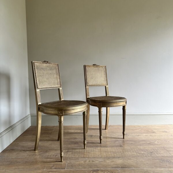 Pair of French occasional chairs